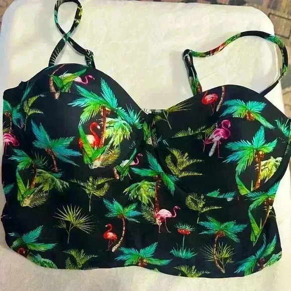 Cupshe Other - Flamingo Tropical Bikini